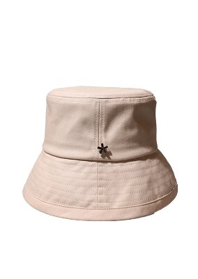 BASIC COTTON BEIGE BUCKET HAT